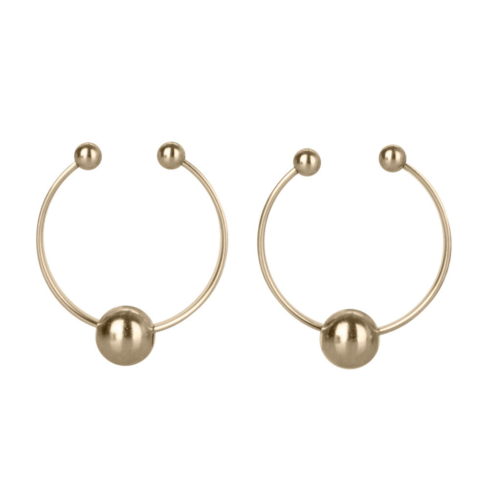 Nipple Play Non Piercing Nipple Jewellery Gold-0