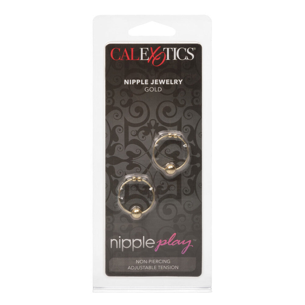 Nipple Play Non Piercing Nipple Jewellery Gold-2