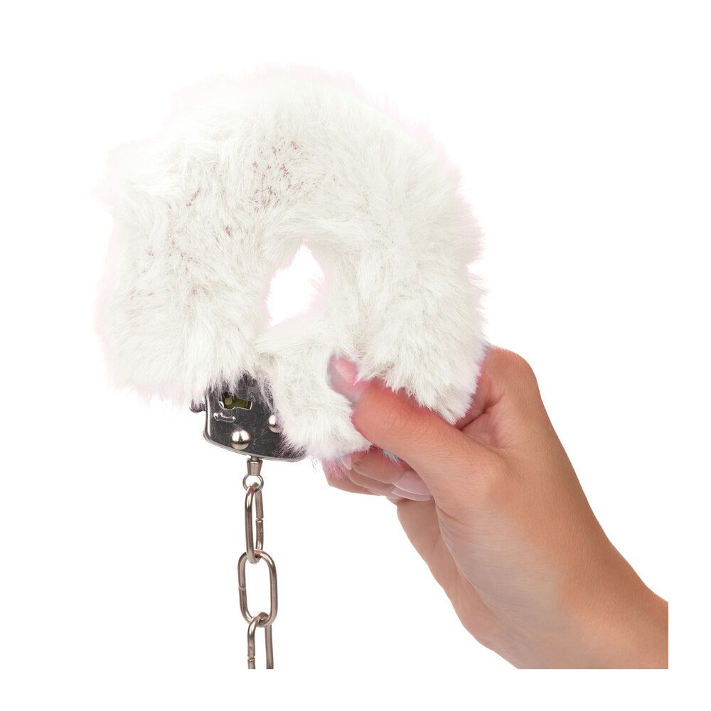 Ultra Fluffy Furry Cuffs White-2