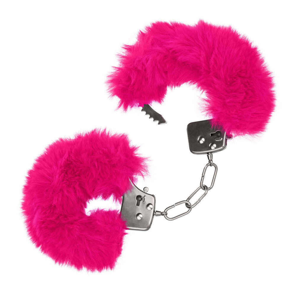 Ultra Fluffy Furry Cuffs Pink-1