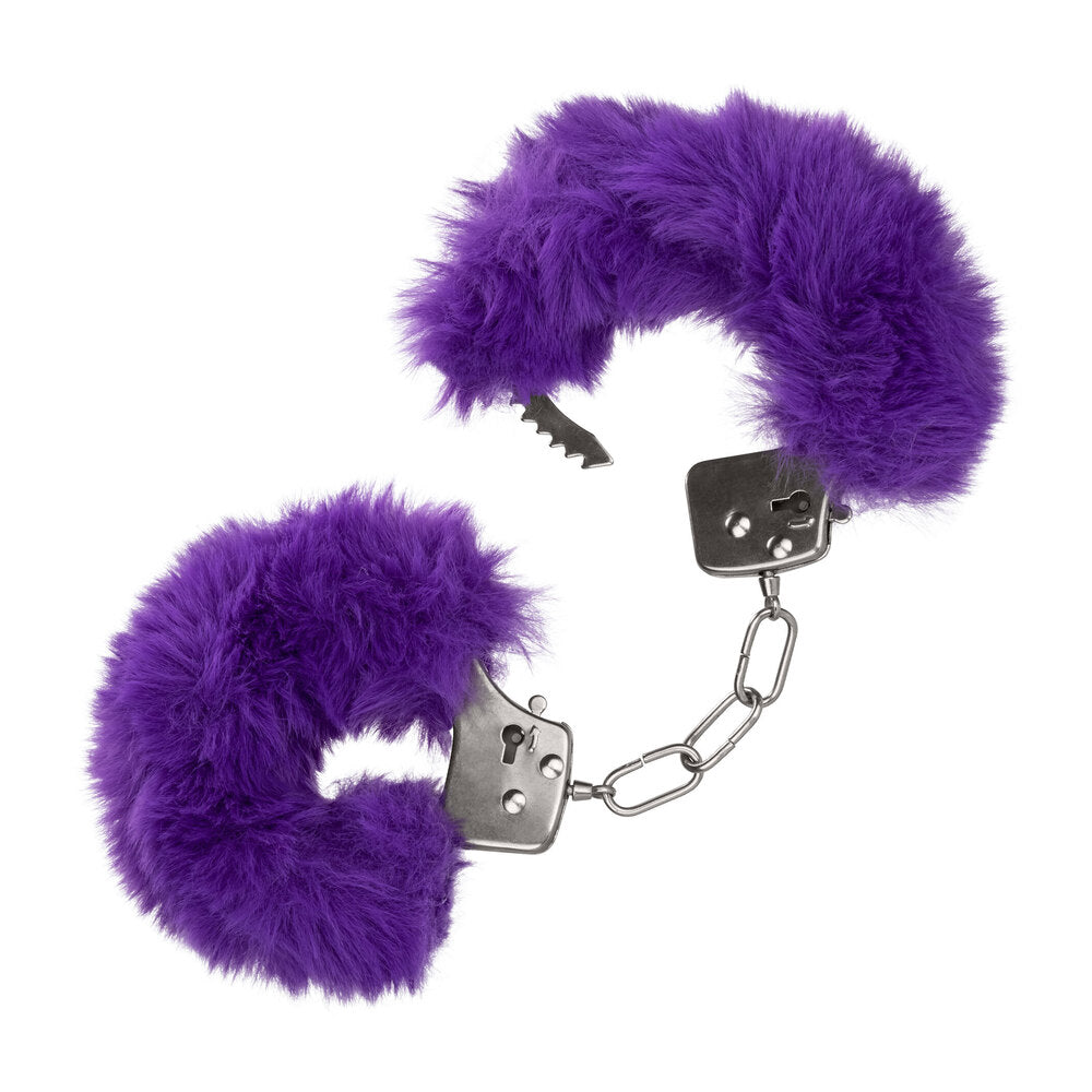 Ultra Fluffy Furry Cuffs Purple-1