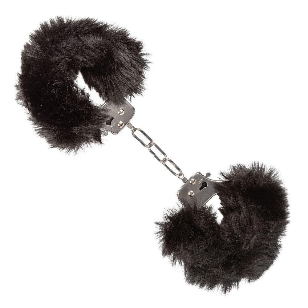 Ultra Fluffy Furry Cuffs Black-0