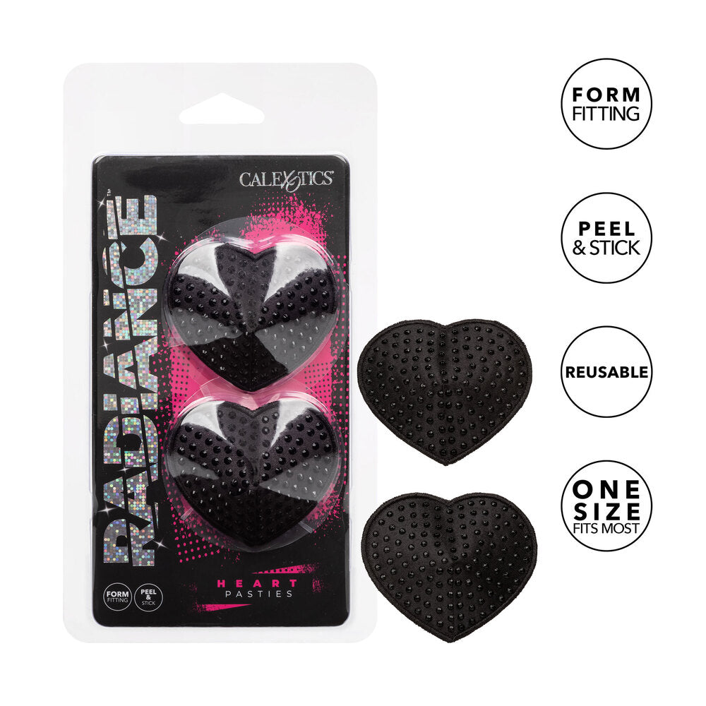 Radiance Black Heart Pasties-3