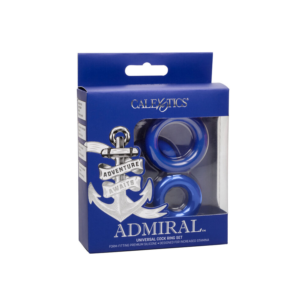 Admiral Universal Cock Ring Set Blue-3