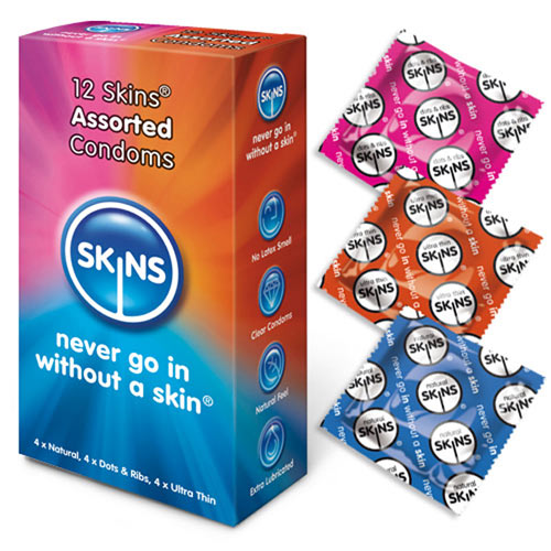 Skins Condoms Assorted 12 Pack-0