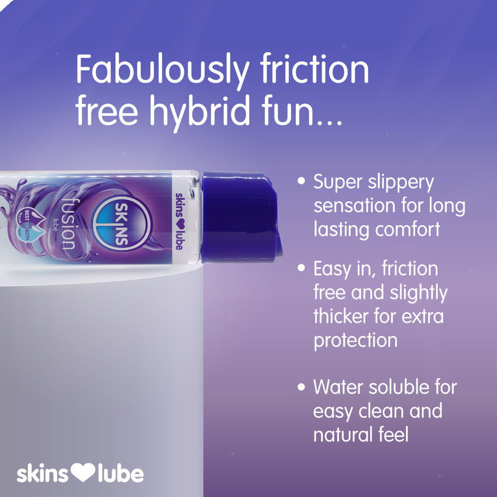 Skins Fusion Hybrid Silicone And Waterbased Lubricant 130ml-1