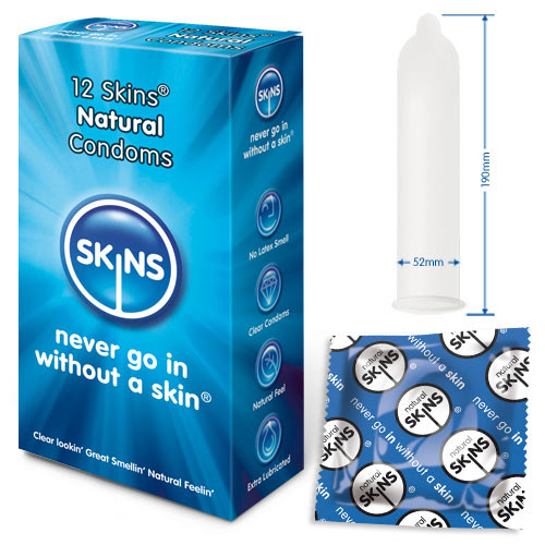 Skins Condoms Natural 12 Pack-0