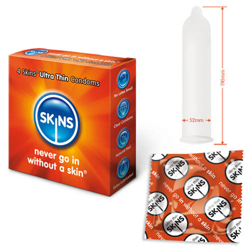 Skins Condoms Ultra Thin 4 Pack-0