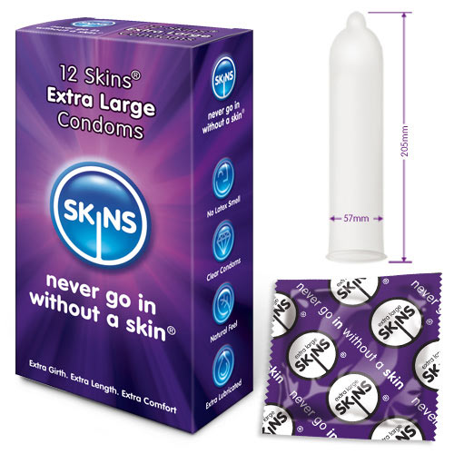 Skins Condoms Extra Large 12 Pack-0