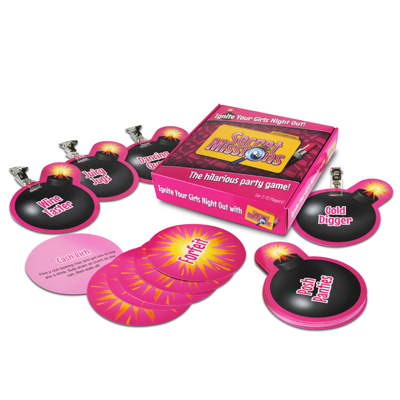 Secret Missions  Girlie Nights Game-0