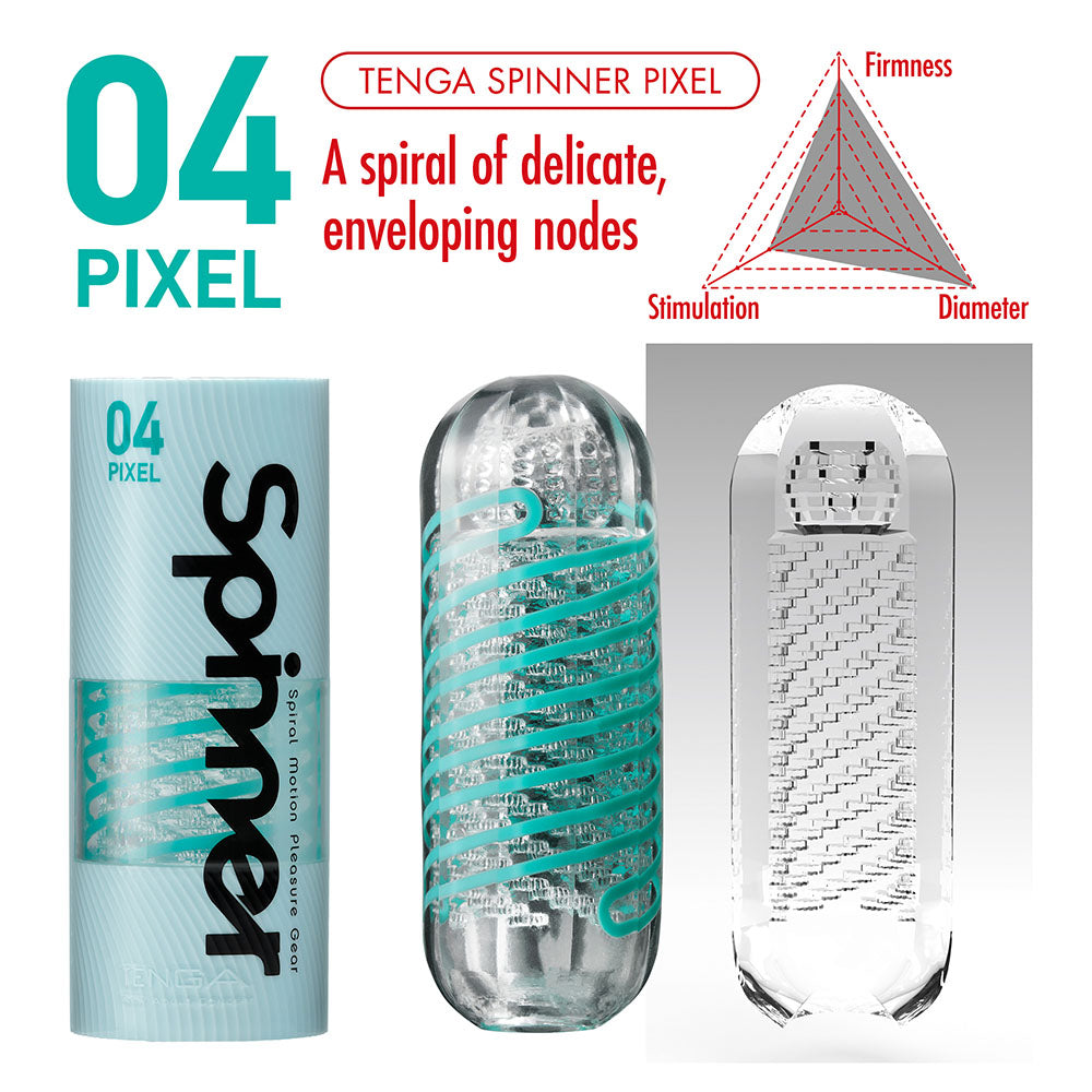 Tenga 04 Pixel Spinner Masturbator-1