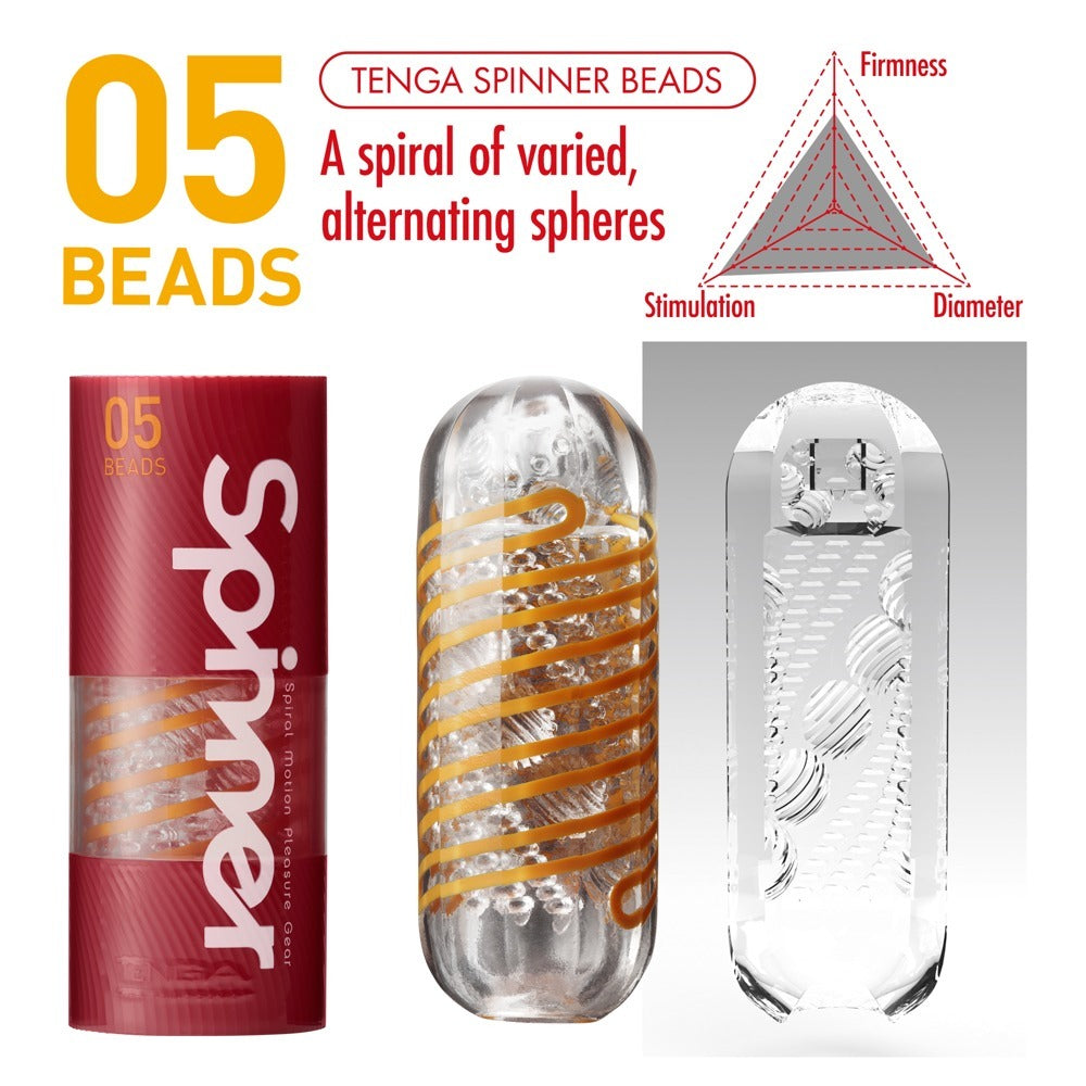 Tenga 05 Beads Spinner Masturbator-2