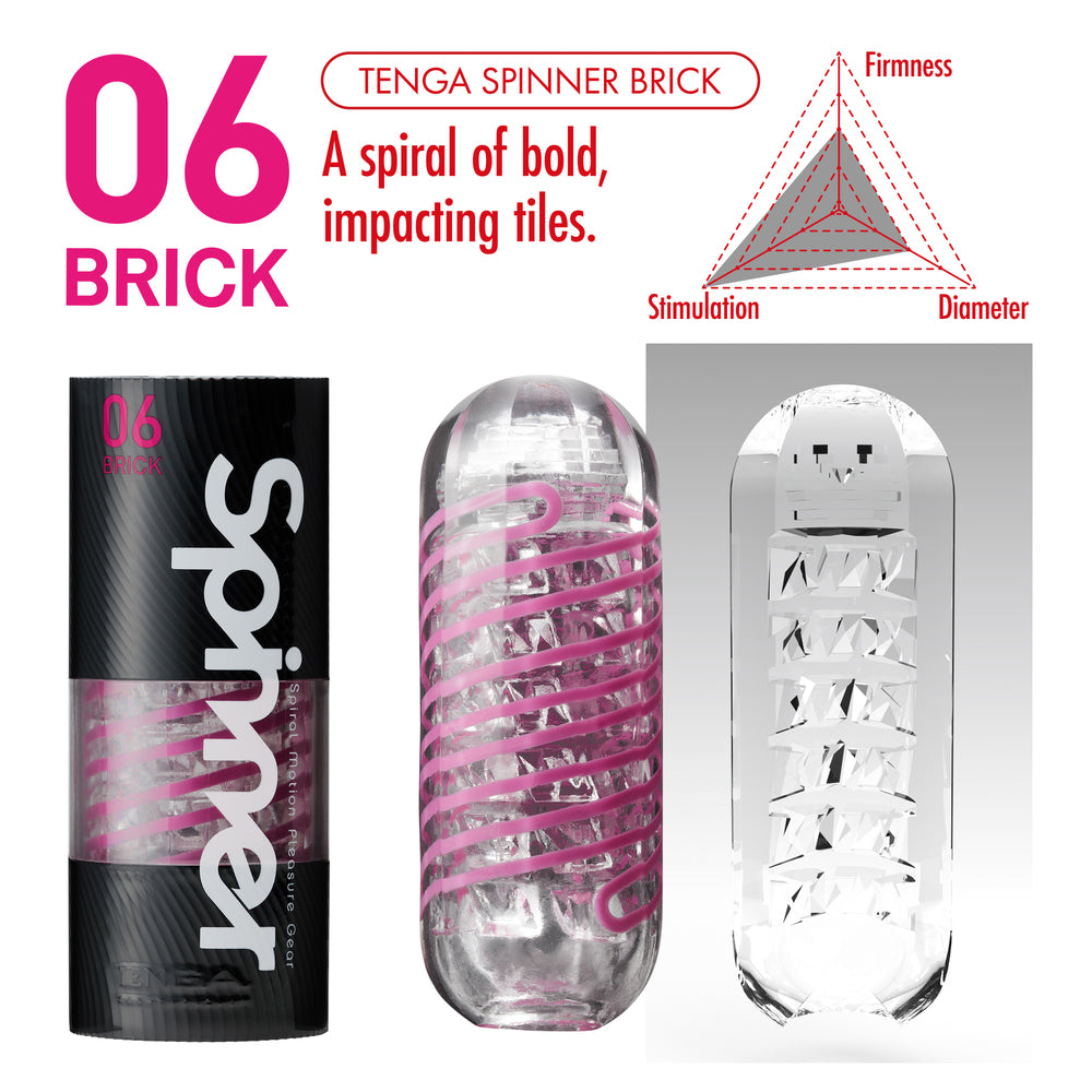 Tenga 06 Brick Spinner Masturbator-1