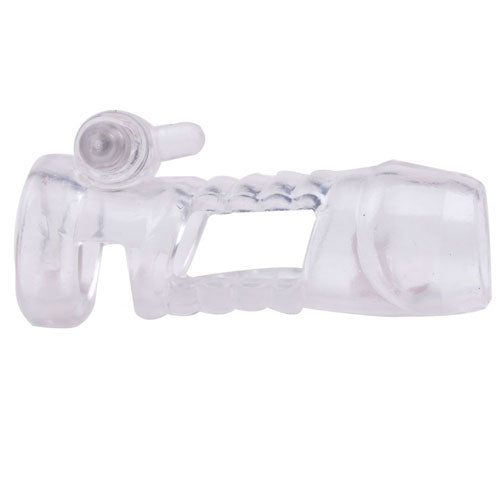 Clear Vibrating Penis Sleeve-0