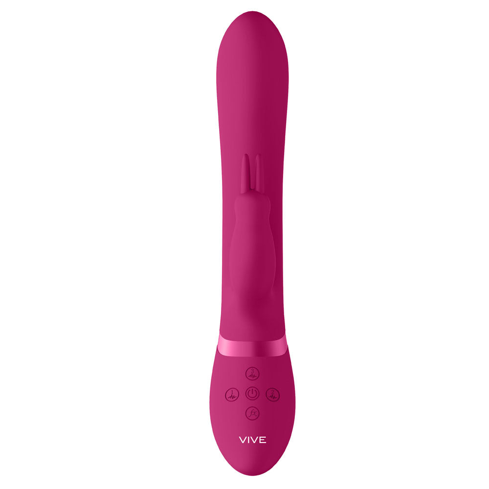 Vive Amoris Pink Rabbit Vibrator With Stimulating Beads-1