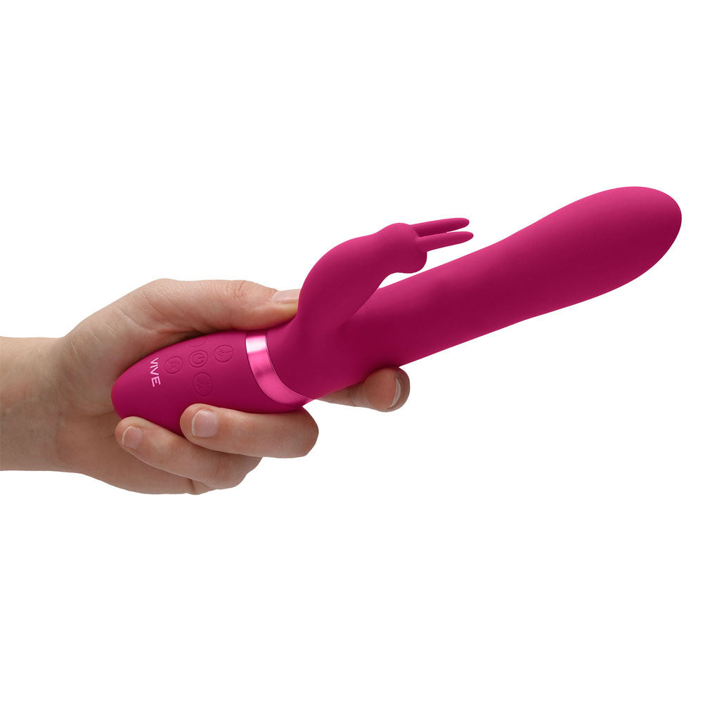 Vive Amoris Pink Rabbit Vibrator With Stimulating Beads-2