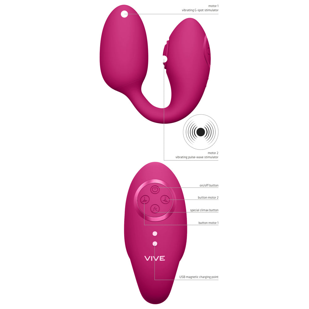 Vive Aika Pulse Wave And Vibrating Love Egg Pink-1