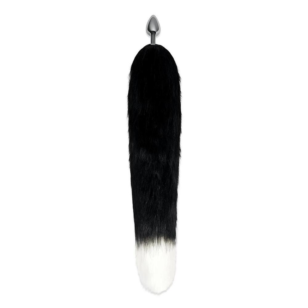 Furry Tales Black Foxtail Butt Plug-1