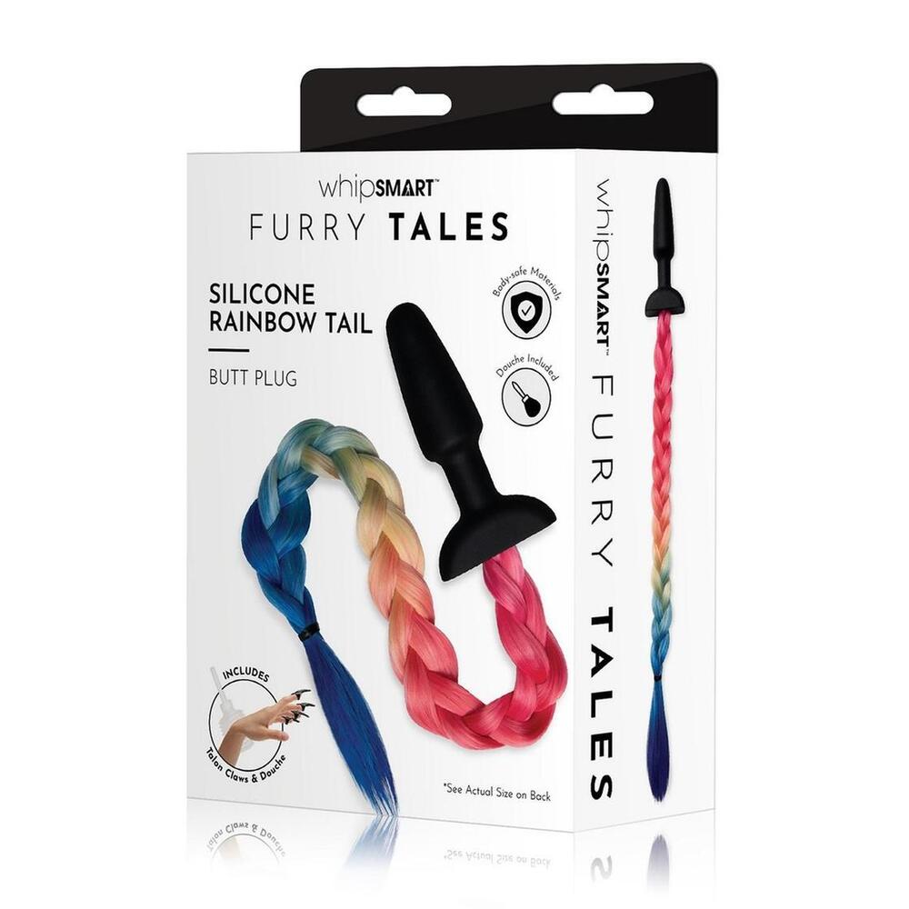 Furry Tales Rainbow Tail Butt Plug-3