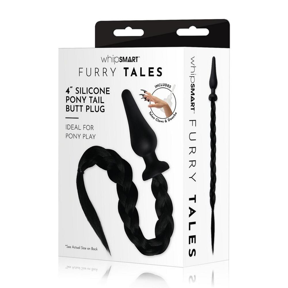 Furry Tales Black Pony Play Butt Plug-2