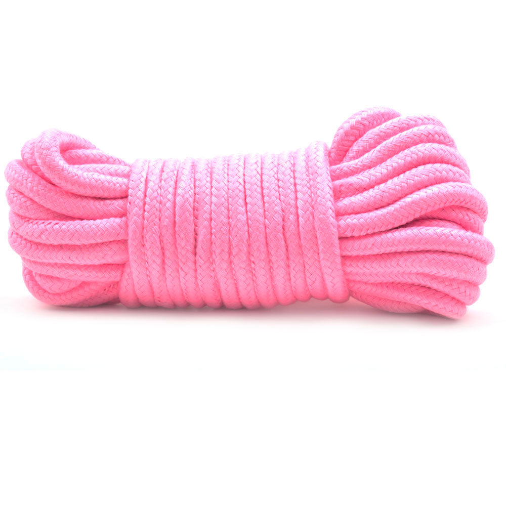 10 Metres Cotton Bondage Rope Pink-0