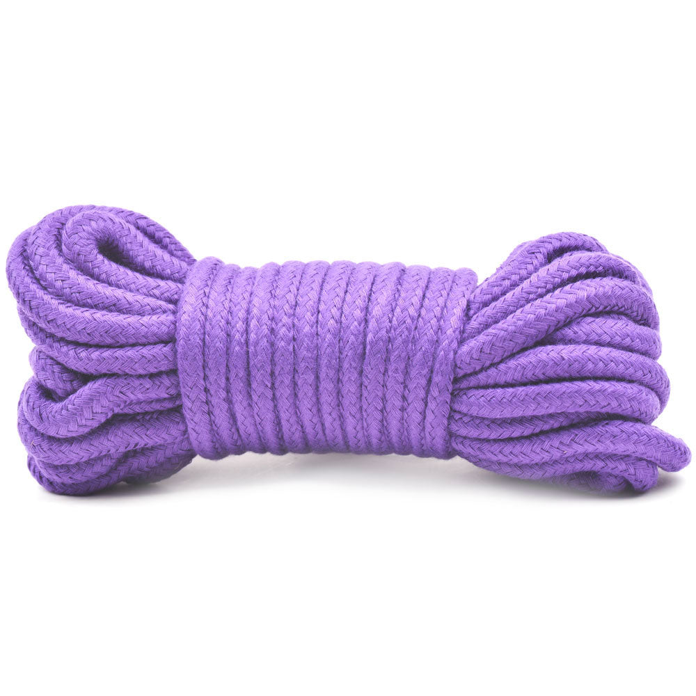 10 Metres Cotton Bondage Rope Purple-0