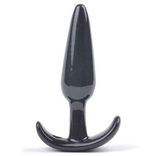 Small Tapered Black Anal Plug-0