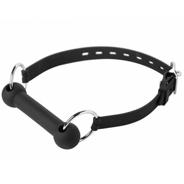 Master Series Mr. Ed Lockable Silicone Horse Bit Gag-0