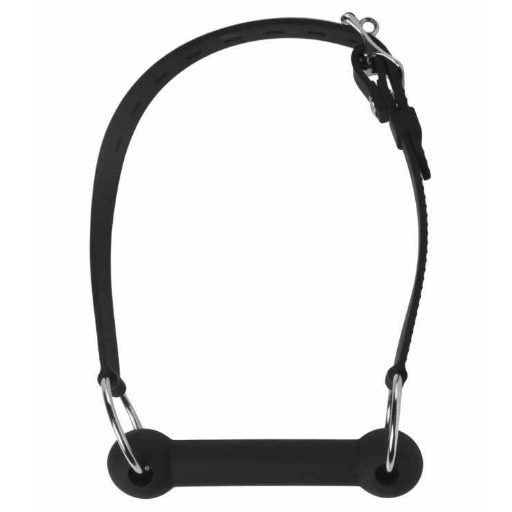 Master Series Mr. Ed Lockable Silicone Horse Bit Gag-1