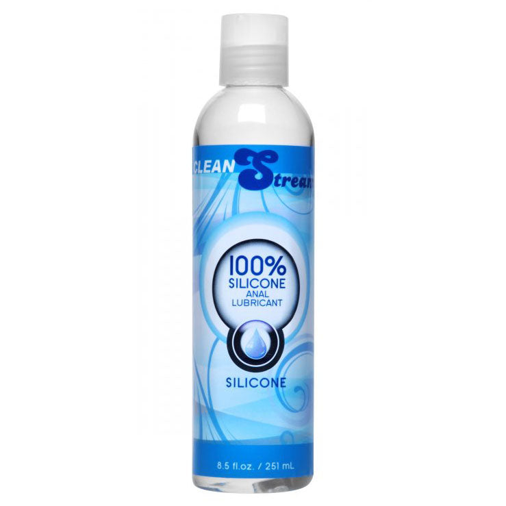 Clean Stream 100 Percent Silicone Anal Lubricant  8.5 oz-0