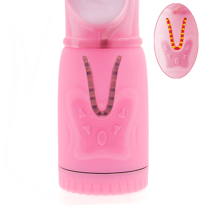 Remote Control Thrusting Rabbit Pearl Vibrator-2