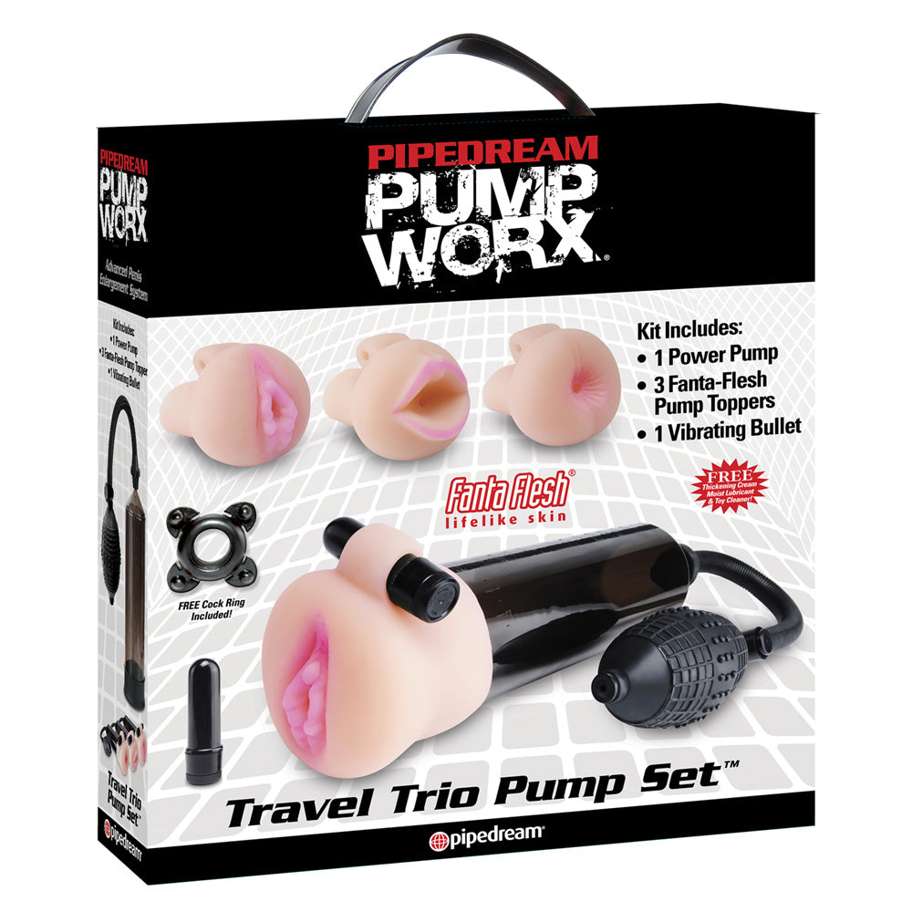 Pump Worx Travel Trio Set Masturbator-2