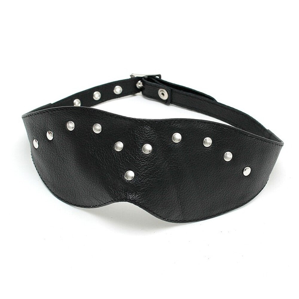 Leather Blindfold Mask-0