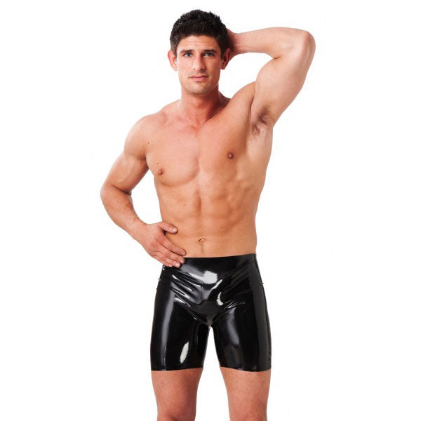 Latex Mens Bermuda Shorts-0